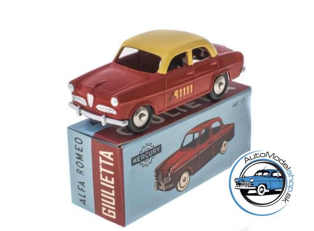 RETRO EDICIA - Alfa Romeo Giulietta Taxi Berna - 1:48 Hachette