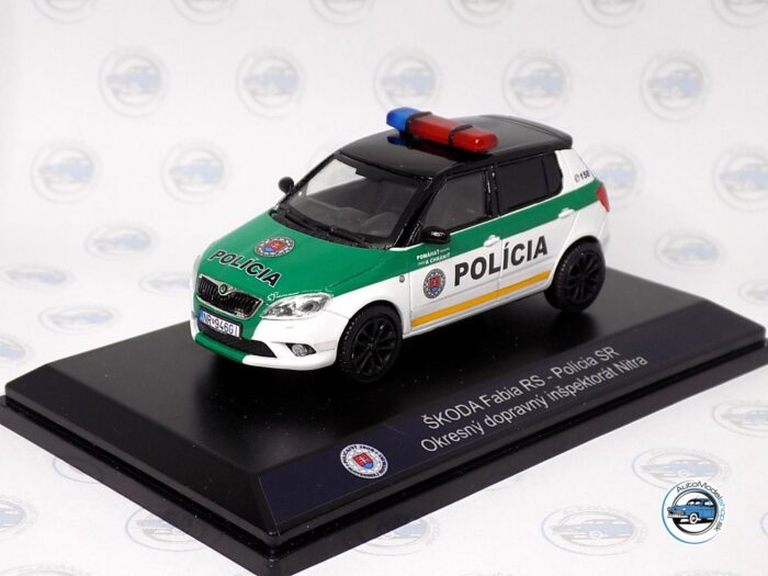 Škoda Fabia II RS - Polícia SR - ODI NITRA - 1:43