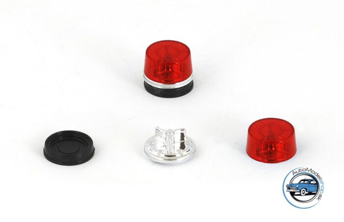 Maják AZD500 bez zvukovodu - červený - 1:43 Czech Auto Legend