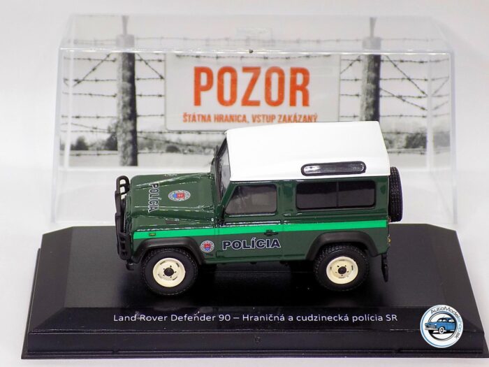 LAND ROVED DEFENDER 90 - Hraničná a cudzinecká polícia SR - 1:43