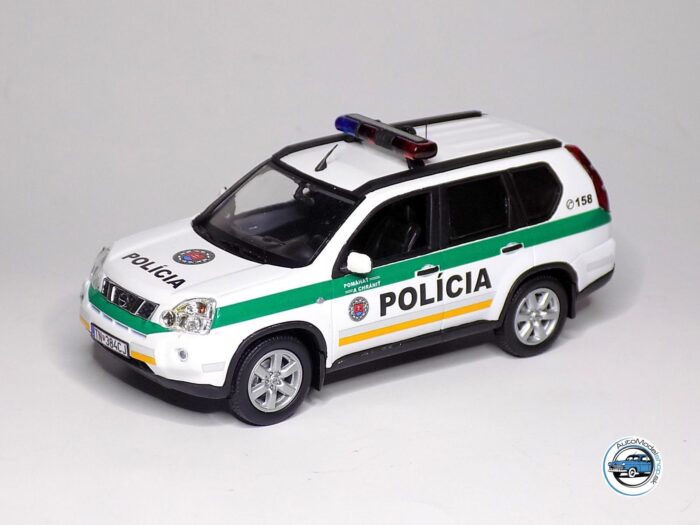 NISSAN X-TRAIL POLÍCIA SR - Kriminalistický technik OKP KR PZ Trenčín - 1:43 Automodelshop
