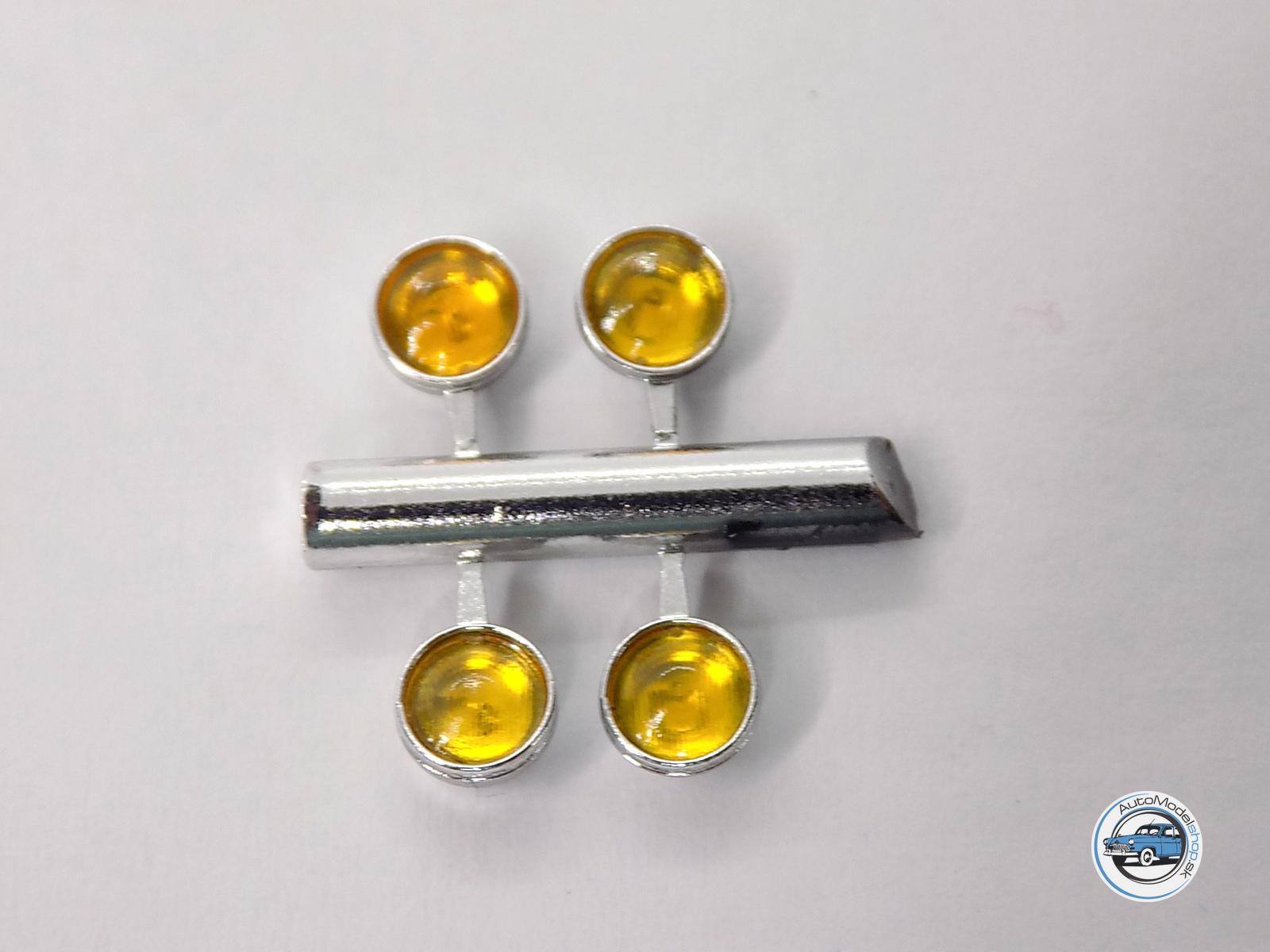 Sada prídavných svetiel - žltá - 4,5mm - CAL