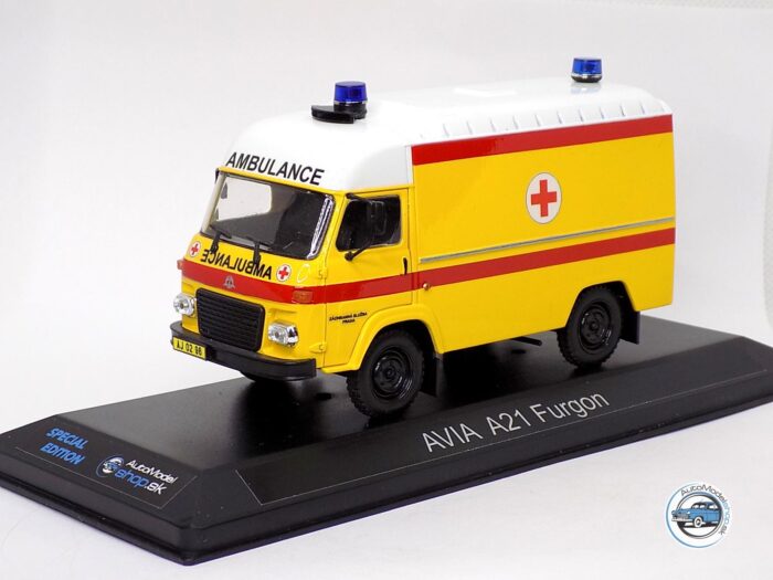AVIA FURGON - Záchranná služba Praha - 1:43 Automodelshop / Dea