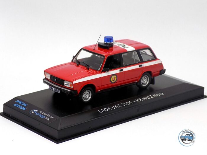 LADA VAZ 2104 Hasičský a záchranný zbor - KR HaZZ NITRA - 1:43 Automodelshop