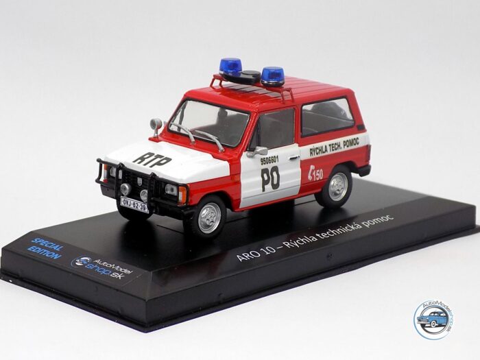 ARO 10 Požiarna ochrana - Vozidlo rýchlej technickej pomoci - 1:43 Automodelshop
