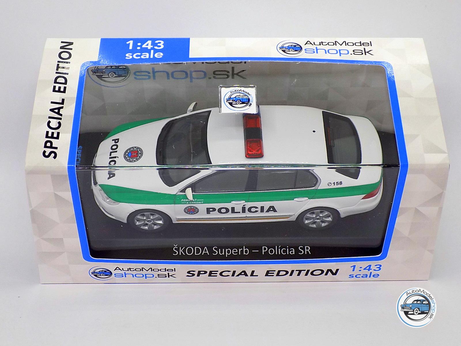 ŠKODA SUPERB II - POLÍCIA SR - Ochrana ústavných činiteľov a diplomatických misii - 1:43 – Obrázok 5
