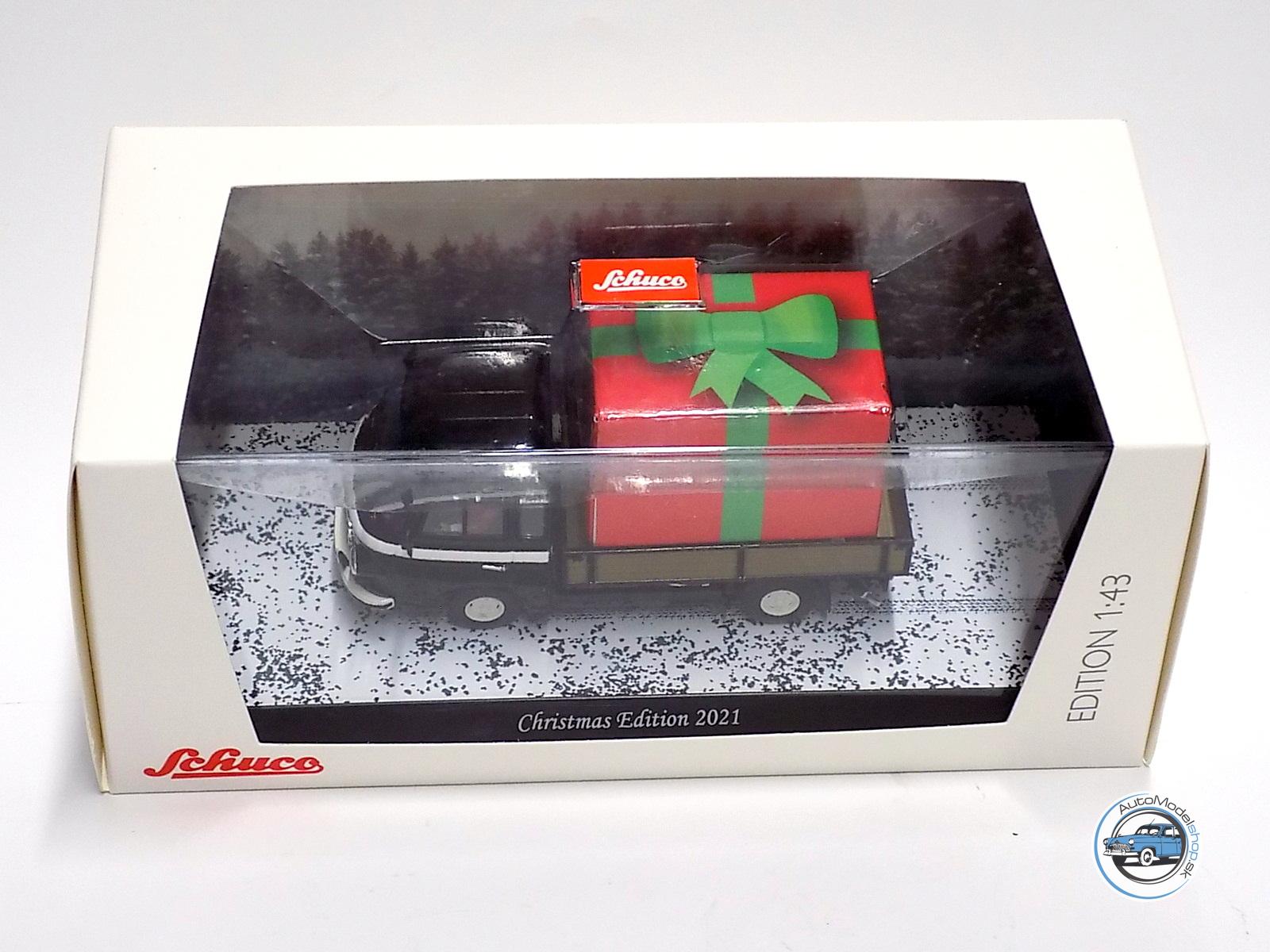 BARKAS B1000 1965 - VIANOČNÁ EDÍCIA 2021 - S POSTAVOU SANTA CLAUS - 1:43 SCHUCO – Obrázok 6