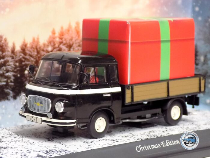 BARKAS  B1000 1965 - VIANOČNÁ EDÍCIA 2021 -  S POSTAVOU SANTA CLAUS - 1:43 SCHUCO