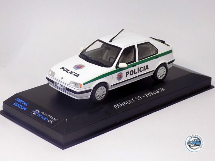 RENAULT 19 - POLÍCIA SR - 1:43 Norev / Automodelshop
