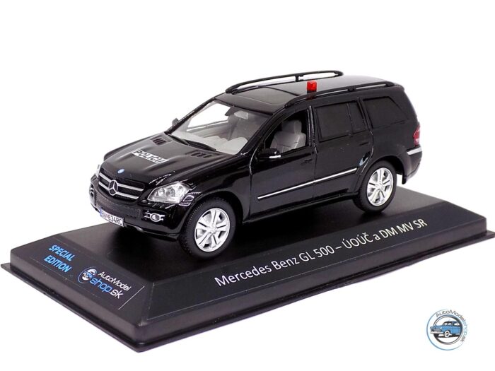 MERCEDES BENZ GL – POLÍCIA SR – ÚOÚČ a DM  (  Úrad pre ochranu ústavných činiteľov a diplomatických misií MV SR )– 1:43 Automodelshop/Ixo