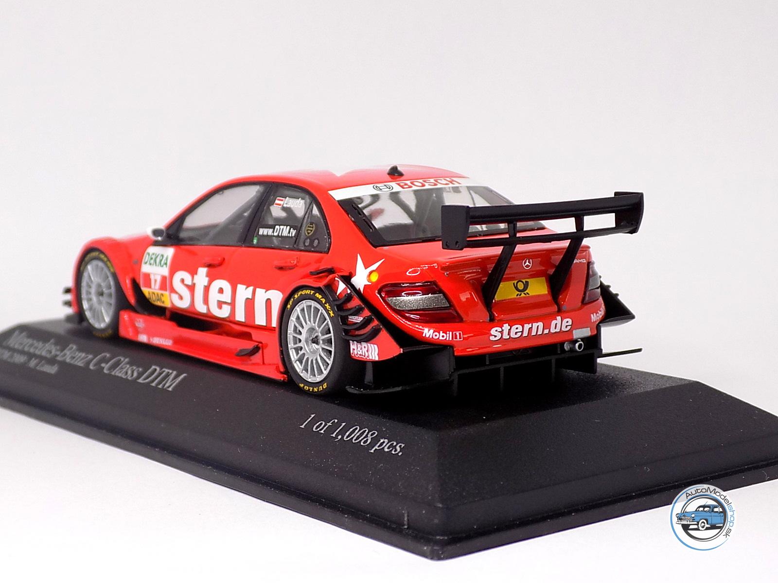 MERCEDES BENZ C-CLASS DTM 2009 - M.LAUDA - 1:43 MINICHAMPS – Obrázok 4