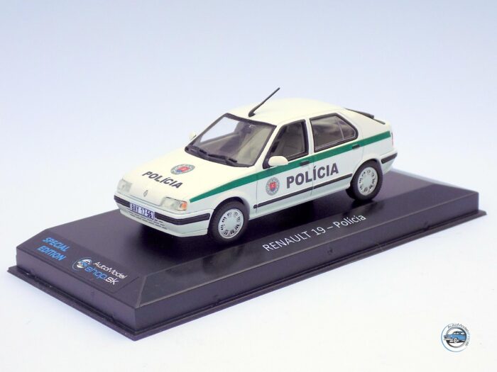 RENAULT R19 - POLÍCIA SR - 1:43 Norev/Automodelshop
