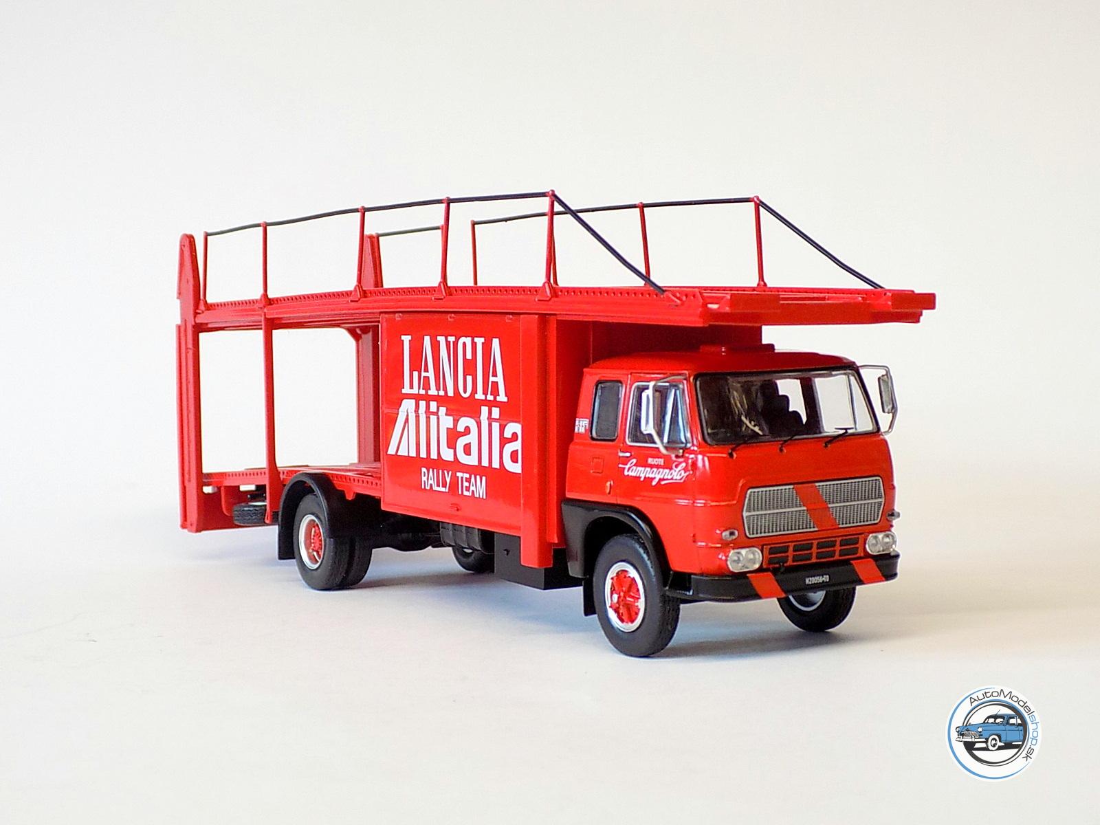 FIAT - 673 TRUCK CAR TRANSPORTER TEAM LANCIA ALITALIA 1976 - 1:43 IXO – Obrázok 3