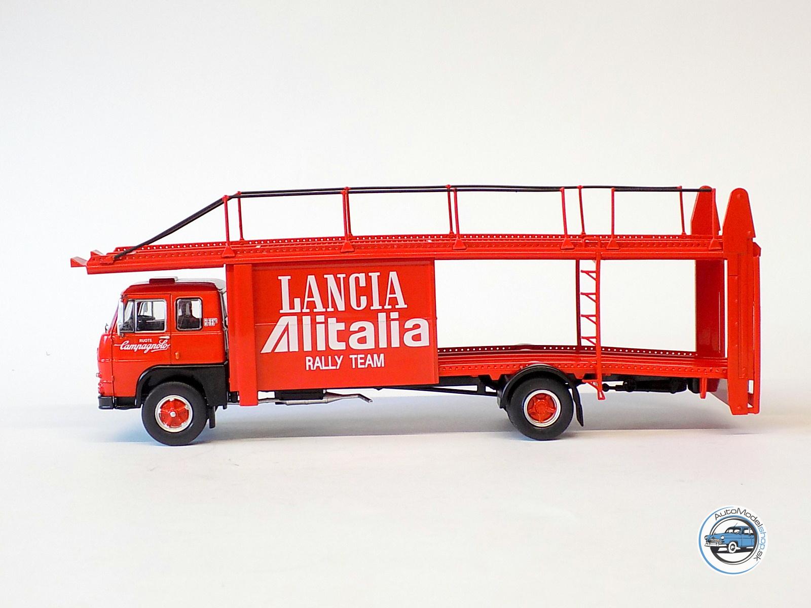 FIAT - 673 TRUCK CAR TRANSPORTER TEAM LANCIA ALITALIA 1976 - 1:43 IXO – Obrázok 5