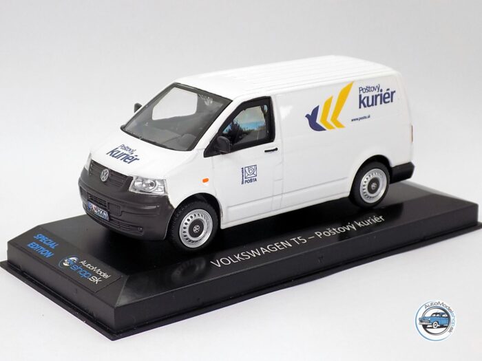 VOLKSWAGEN TRANSPORTER T5 - Poštový kuriér - 1:43 Automodelshop