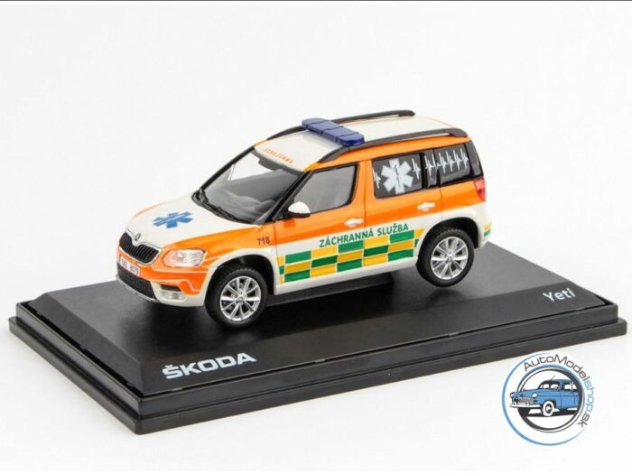 ŠKODA YETI AMBULANCIA - ZÁCHRANNÁ SLUŽBA 2013 - 1:43 ABREX