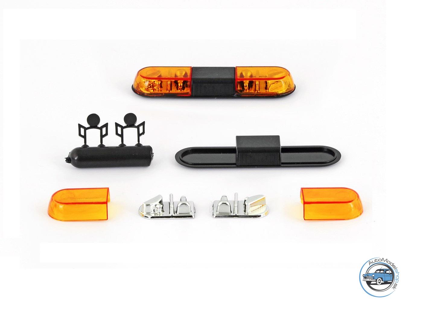 Maják Tesla AZD 530 − oranžový − stavebnica − CAL 1:43