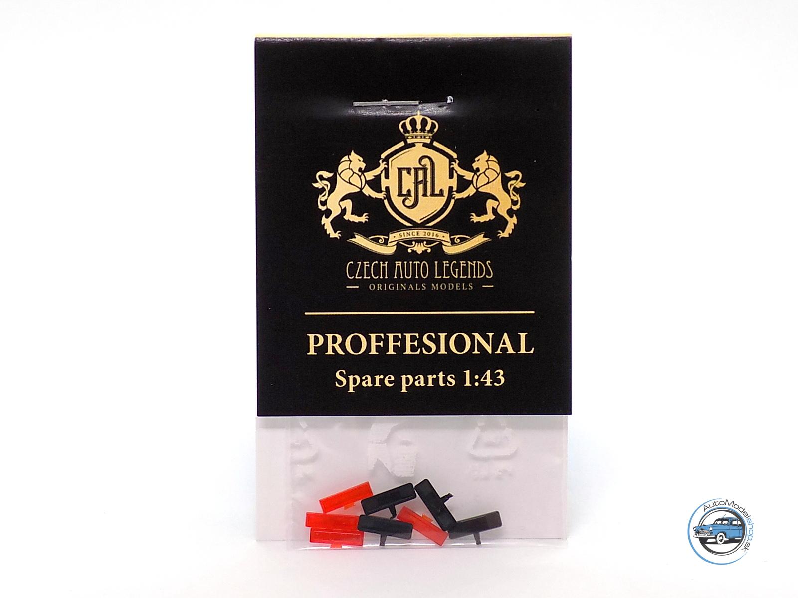 Sada 4ks svetiel STOP - 1:43 CAL – Obrázok 2