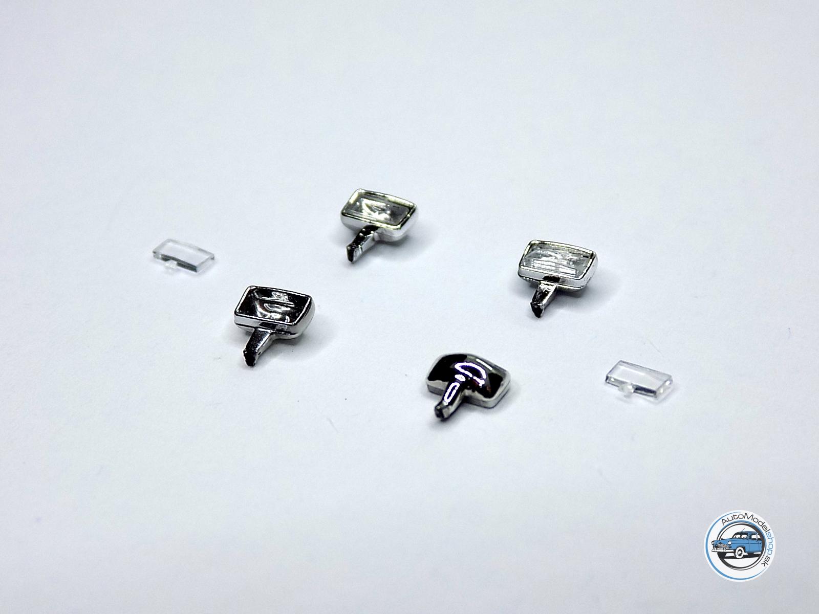 Sada svetiel PAL-Nové -Chrómové – číre – 1:43 CAL – Obrázok 2