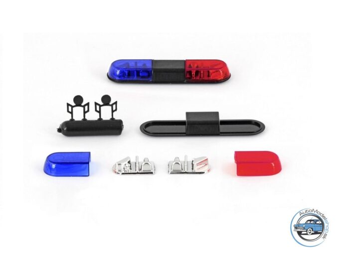 Maják Tesla AZD 530 − modro/červený − stavebnica − CAL 1:43