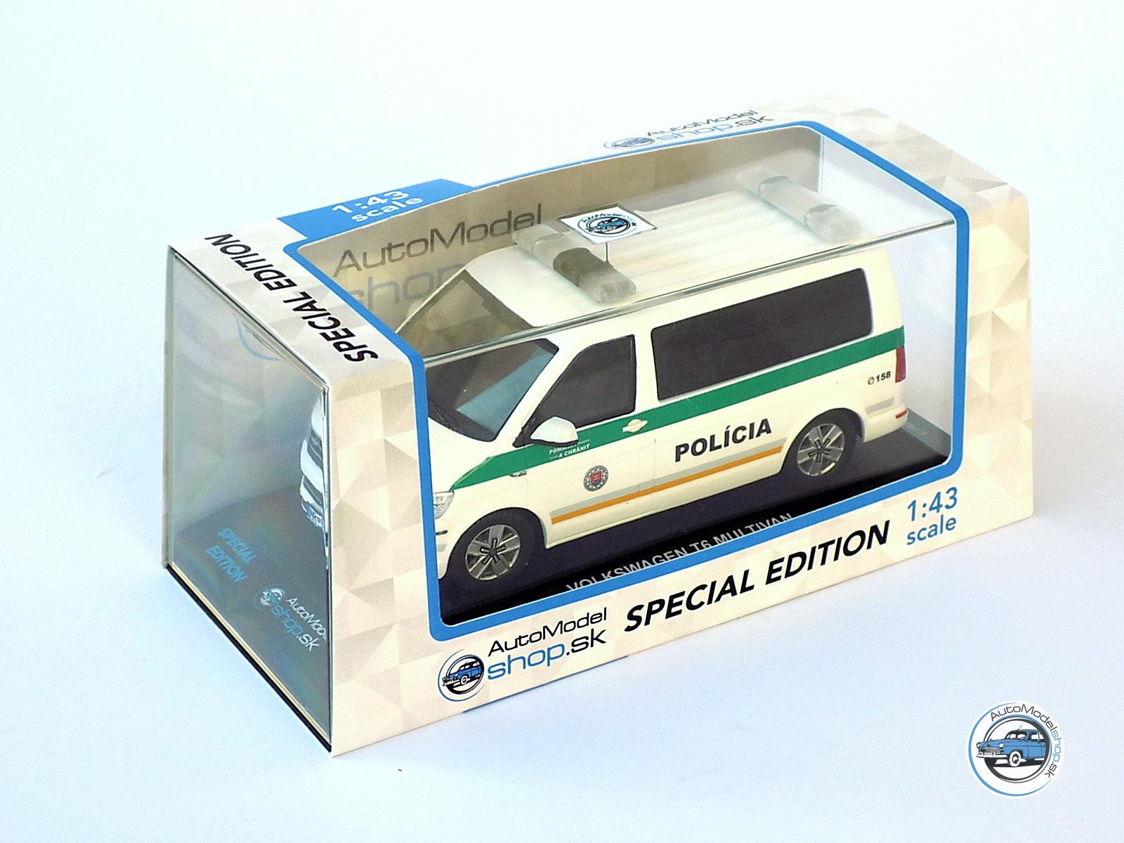 VOLKSWAGEN T6 MULTIVAN - Okresný dopravný inšpektorát KR PZ v Nitre - 1:43 Ixo / Automodelshop.sk – Obrázok 6