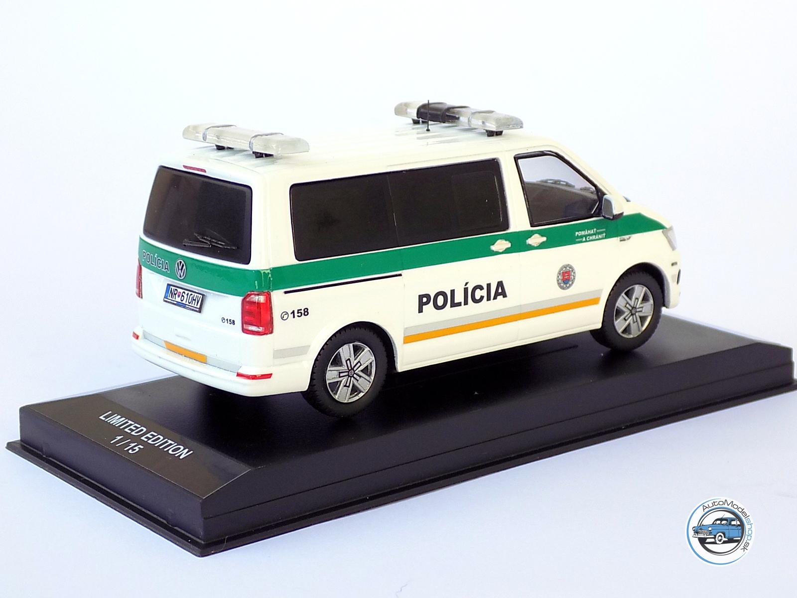 VOLKSWAGEN T6 MULTIVAN - Okresný dopravný inšpektorát KR PZ v Nitre - 1:43 Ixo / Automodelshop.sk – Obrázok 4