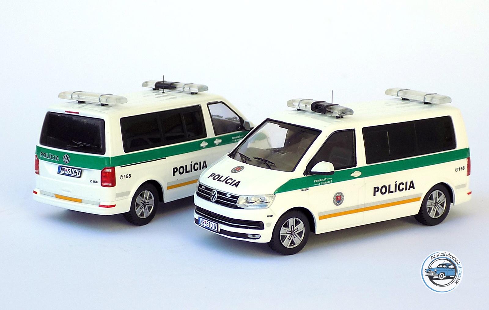 VOLKSWAGEN T6 MULTIVAN - Okresný dopravný inšpektorát KR PZ v Nitre - 1:43 Ixo / Automodelshop.sk – Obrázok 7