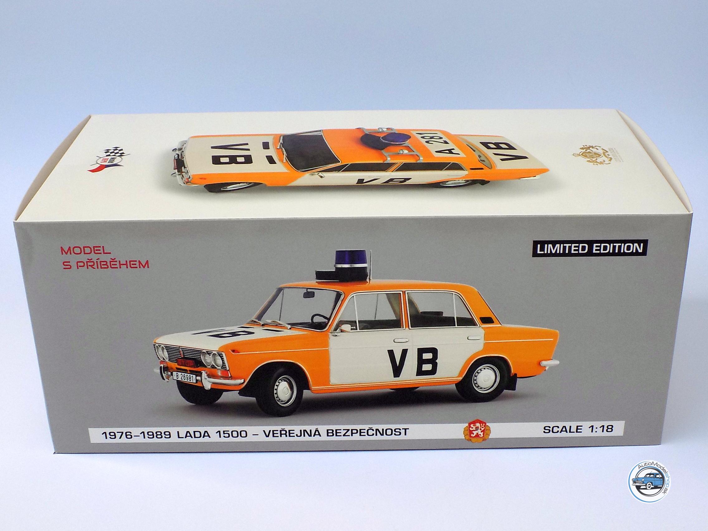 LADA VAZ 2103 VB - Mestská správa ZNB BRATISLAVA - 1:18 CAL / Automodelshop – Obrázok 6