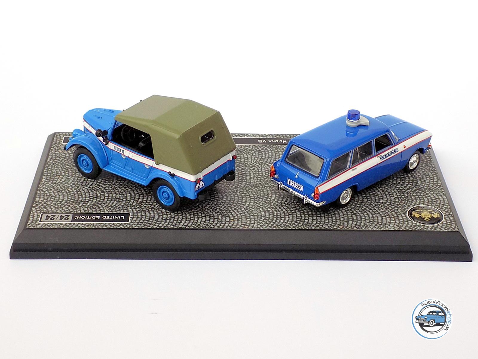 SET MOSKVIČ 427 & GAZ 69A - 1:43 CZECH AUTO LEGEND – Obrázok 3