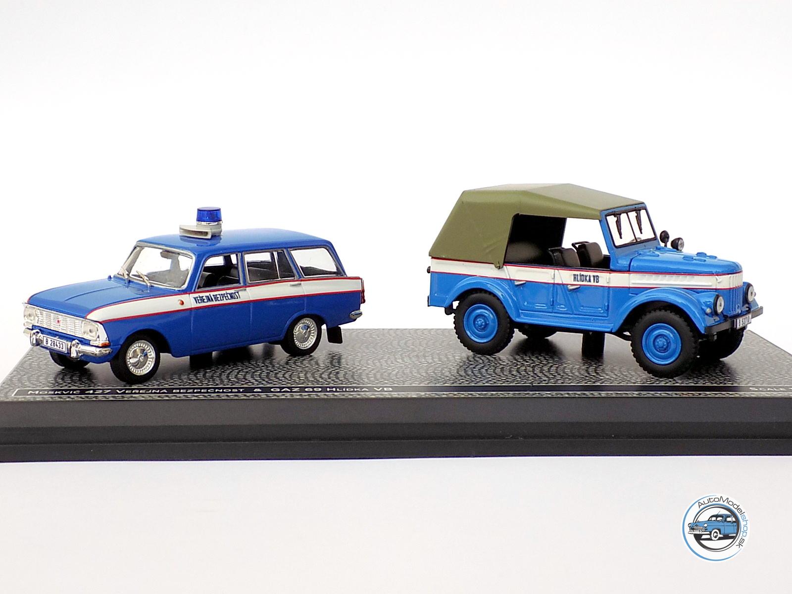 SET MOSKVIČ 427 & GAZ 69A - 1:43 CZECH AUTO LEGEND – Obrázok 5
