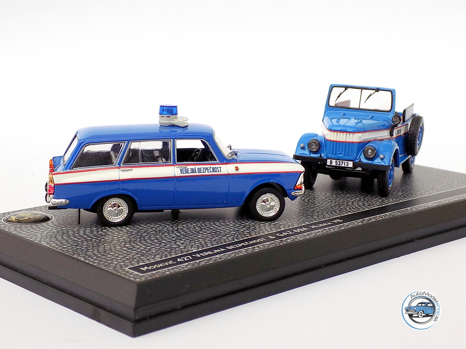 SET MOSKVIČ 427 & GAZ 69 – 1:43 CZECH AUTO LEGEND – Obrázok 4