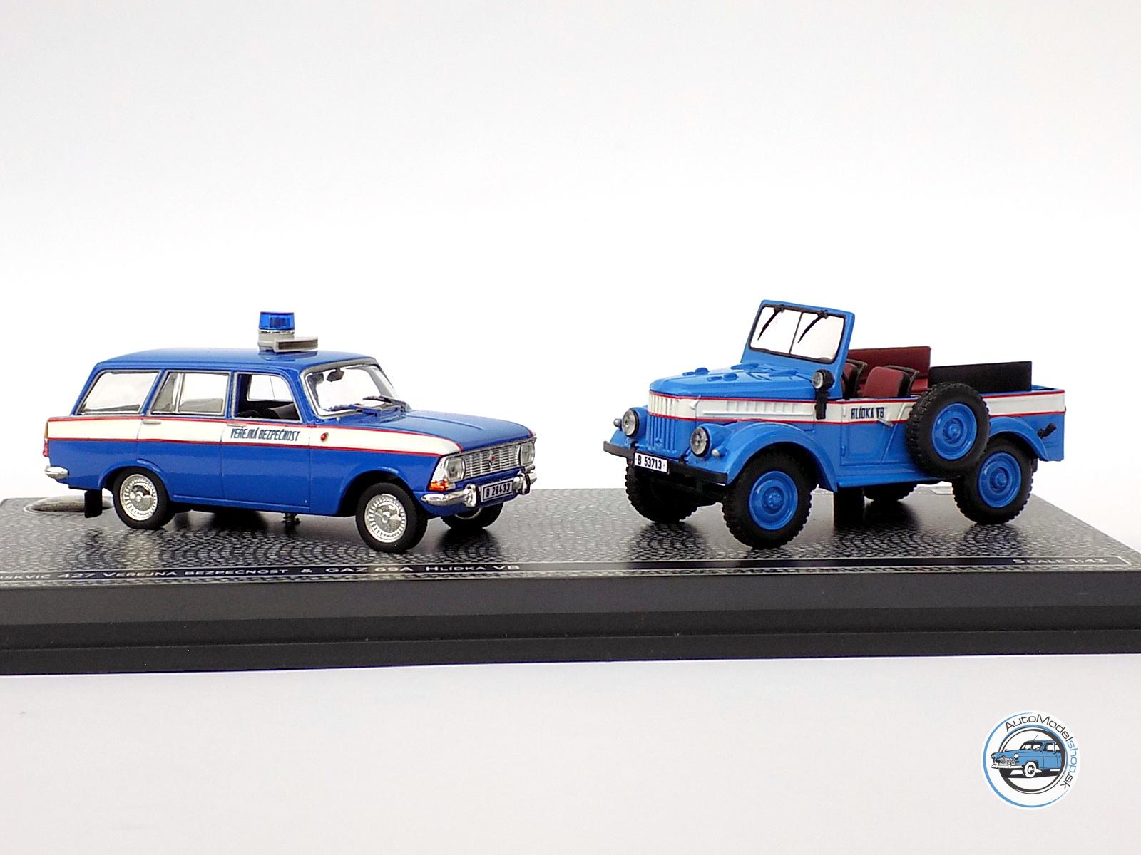 SET MOSKVIČ 427 & GAZ 69 – 1:43 CZECH AUTO LEGEND – Obrázok 6