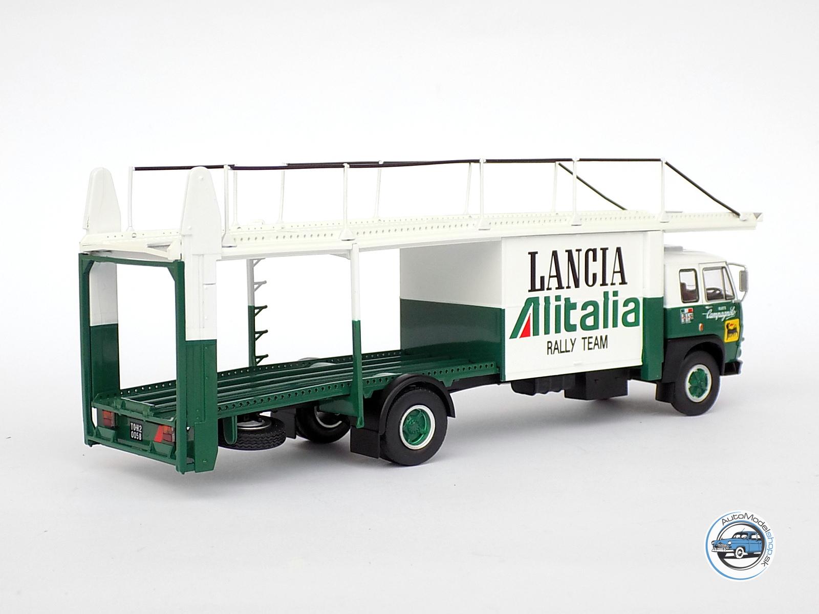 FIAT 673 TRUCK CAR TRANSPORTER TEAM LANCIA ALITALIA 1976 – 1:43 IXO – Obrázok 3