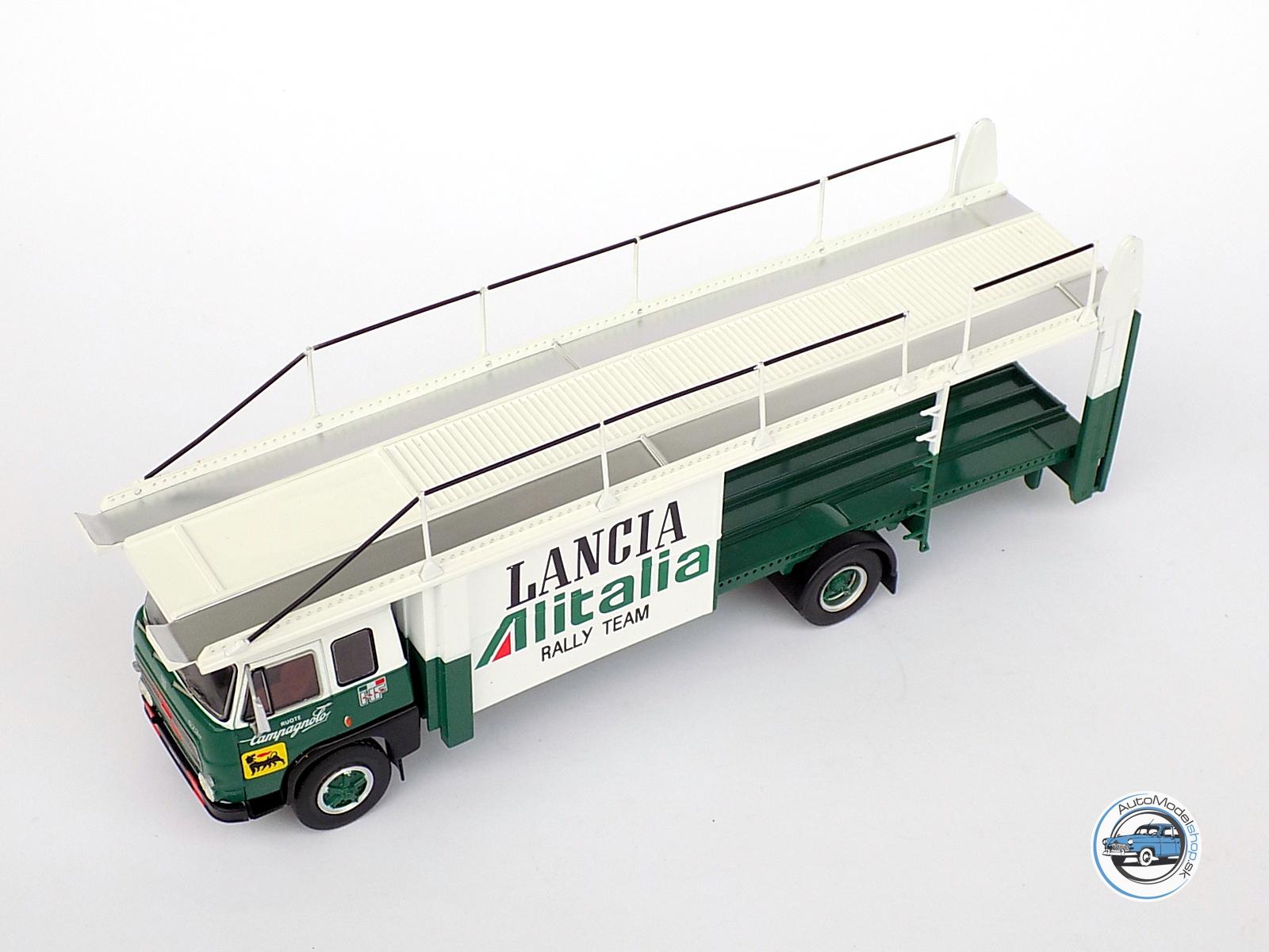 FIAT 673 TRUCK CAR TRANSPORTER TEAM LANCIA ALITALIA 1976 – 1:43 IXO – Obrázok 5