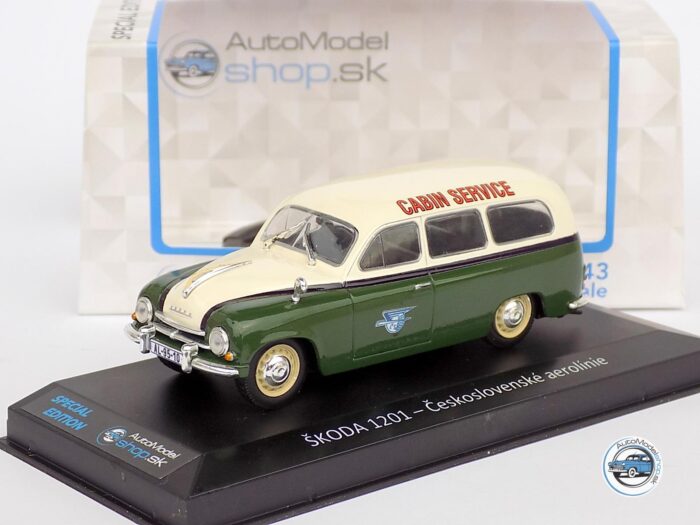 ŠKODA 1201 ČSA ( Československé aerolínie ) - 1:43 Automodelshop