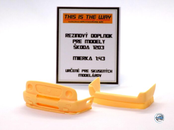 Set nárazníkov na konverziu modelu ŠKODA TAZ 1500 - 1:43 SKmodels