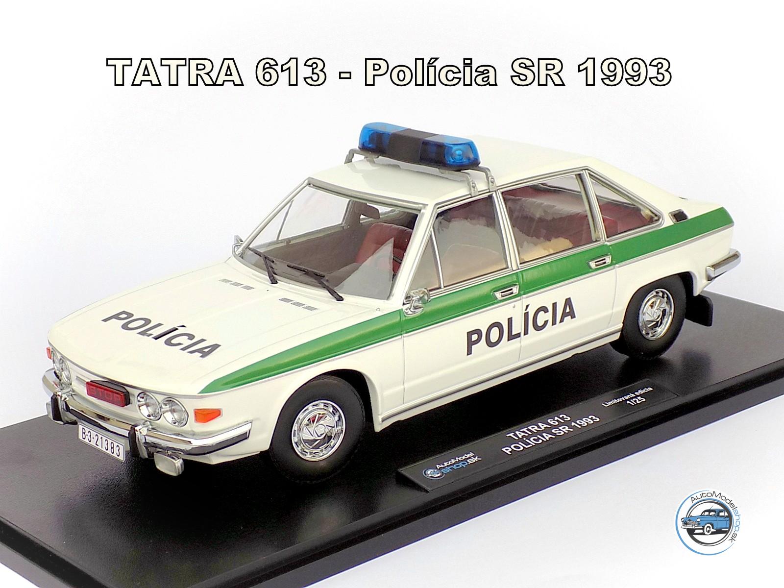 TATRA 613 POLÍCIA SR 1993 - 1:18 Triple9/Automodelshop.sk