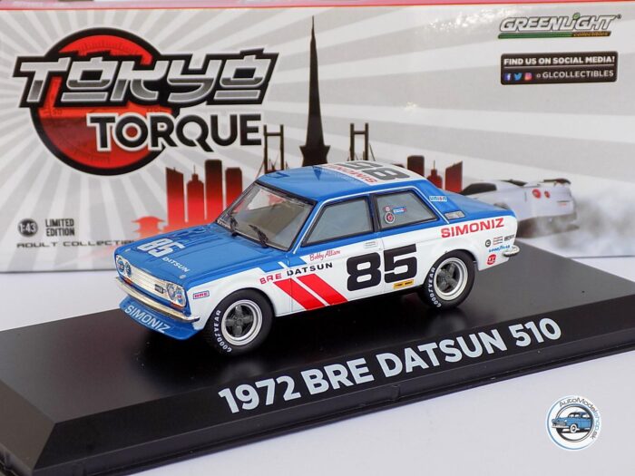 DATSUN 510 BRE N 85 RACING 1972 B.ALLISON - 1:43 Greenlight