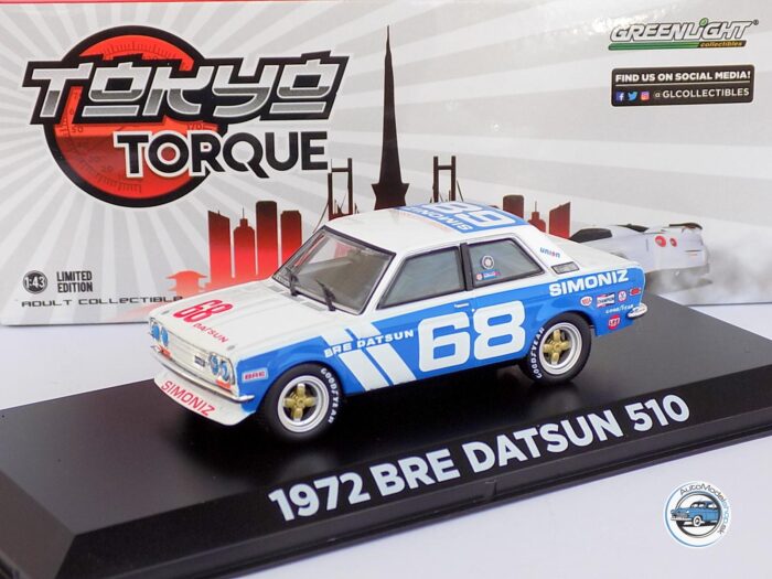 DATSUN 510 BRE N 68 RACING 1972 P.GREGG - 1:43 Greenlight