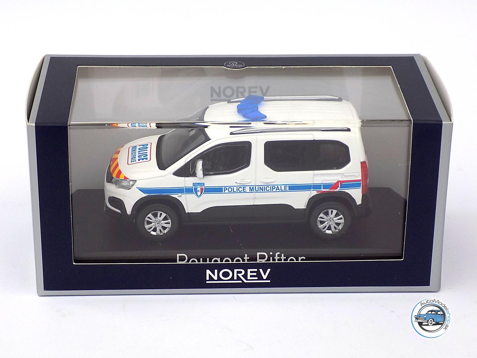 PEUGEOT RIFTER POLICE MUNICIPALE 2019 - 1:43 NOREV – Obrázok 4