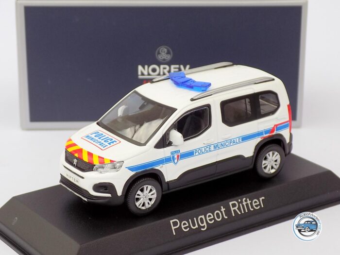 PEUGEOT RIFTER POLICE MUNICIPALE 2019 - 1:43 NOREV