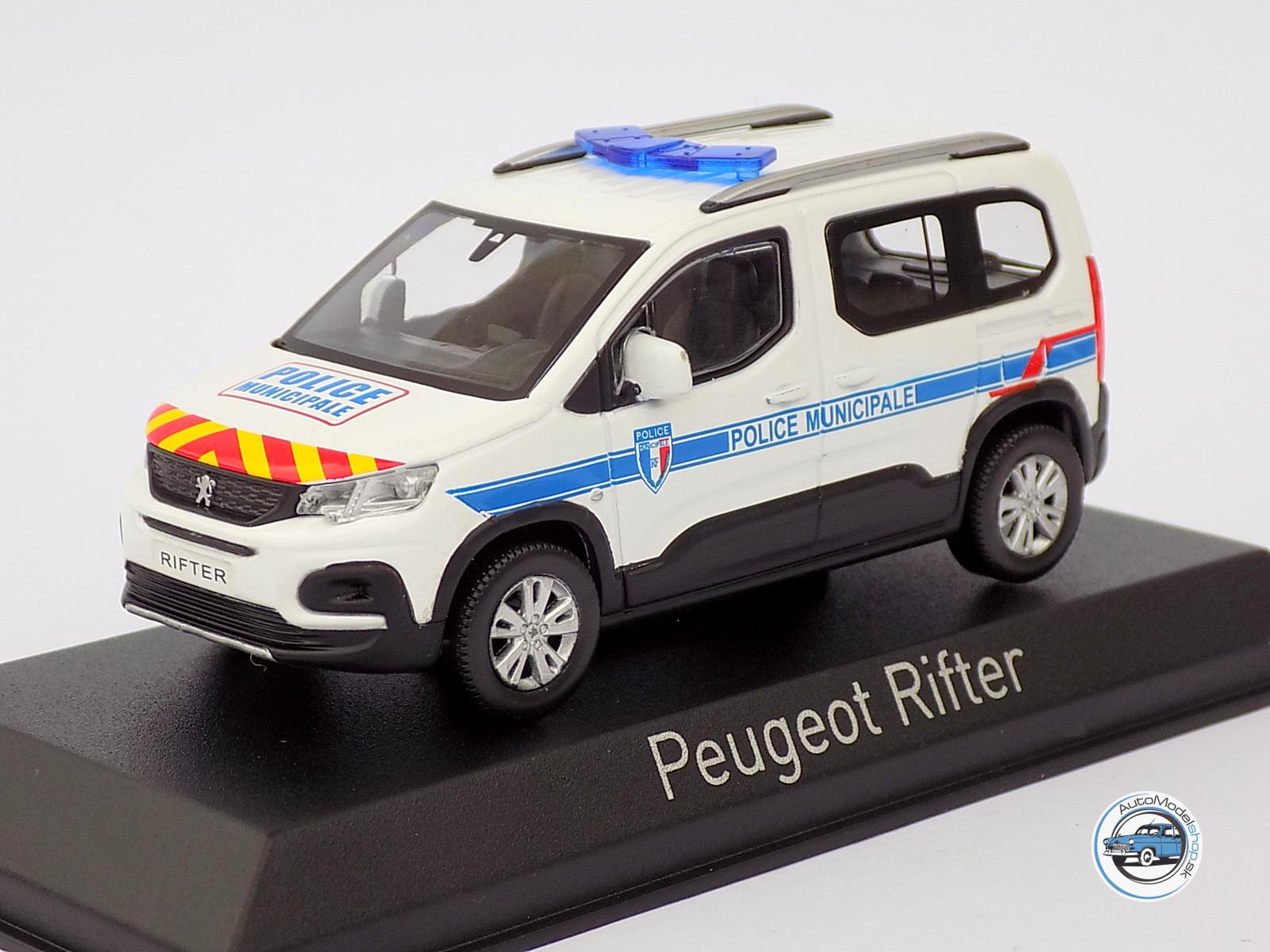 PEUGEOT RIFTER POLICE MUNICIPALE 2019 - 1:43 NOREV – Obrázok 2