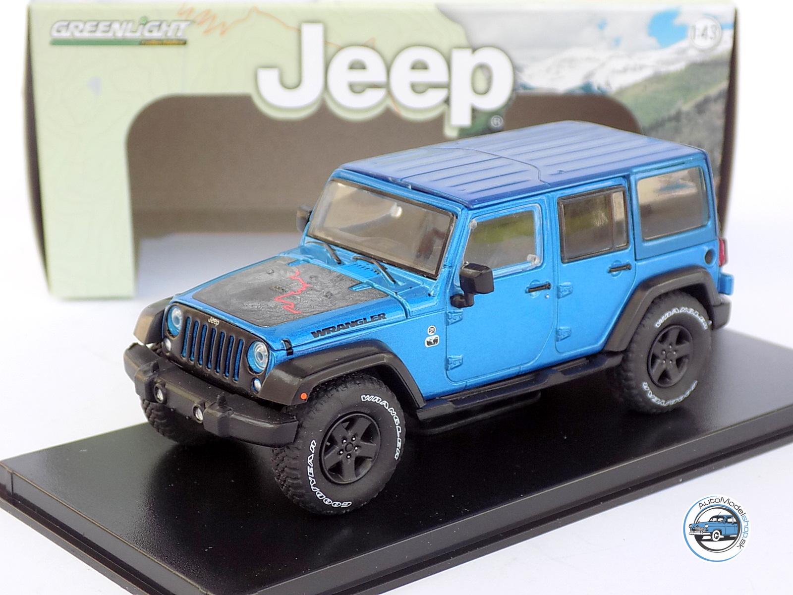JEEP WRANGLER UNLIMITED BLACK BEAR EDITION 2016 - 1:43 GREENLIGHT