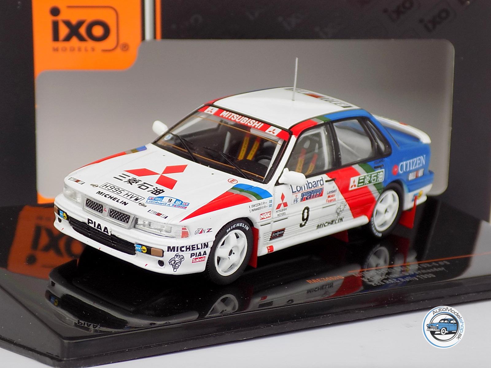 MITSUBISHI GALANT VR-4 N 9 2nd RALLY RAC LOMBARD 1990 K.ERIKSSON - S.PARMANDER - 1:43 IXO