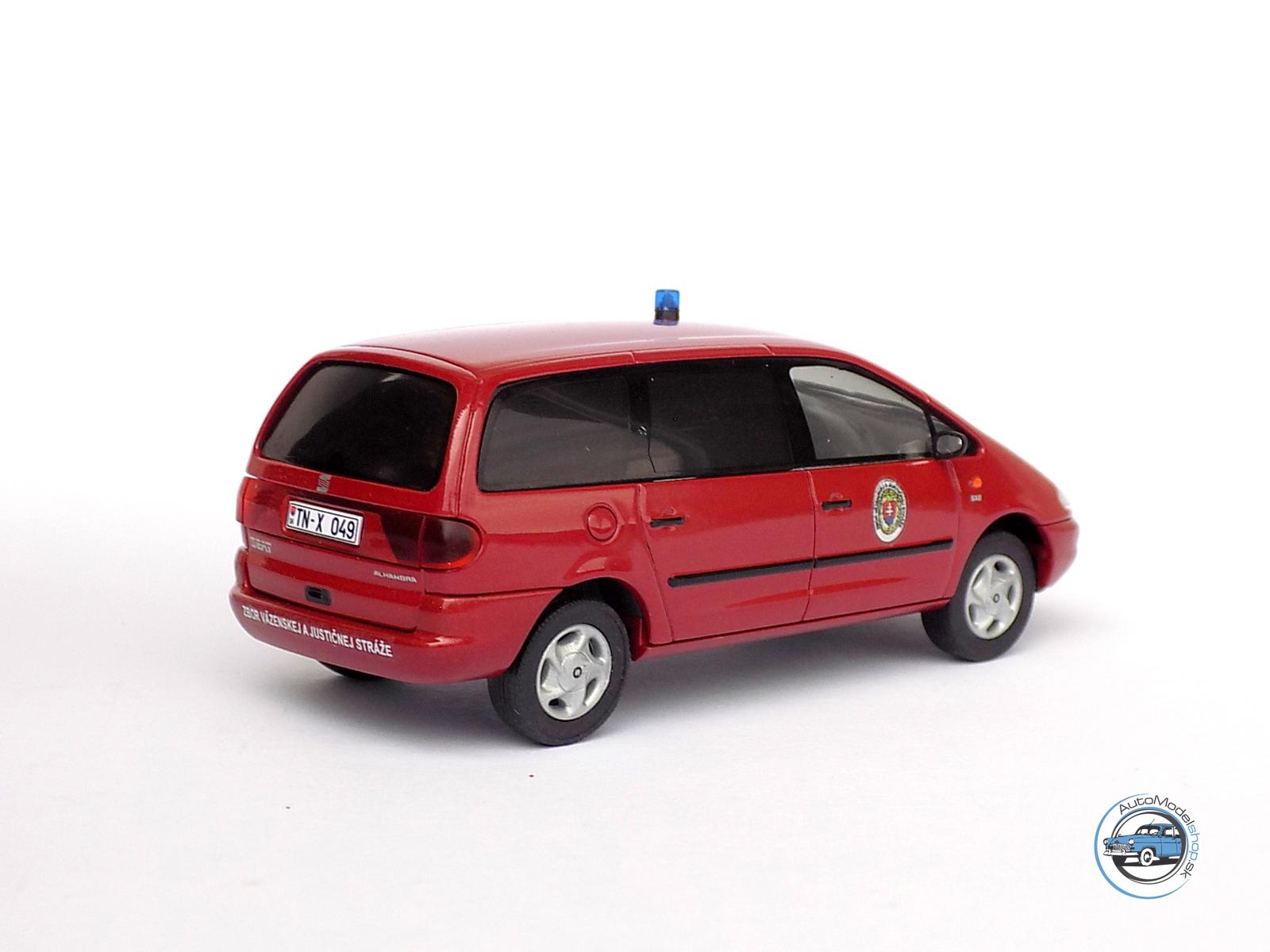 SEAT ALHAMBRA ZVJS - Vozidlo z Trenčianskej nemocnice pre odsúdených - 1:43 HERPA / Automodelshop.sk – Obrázok 3