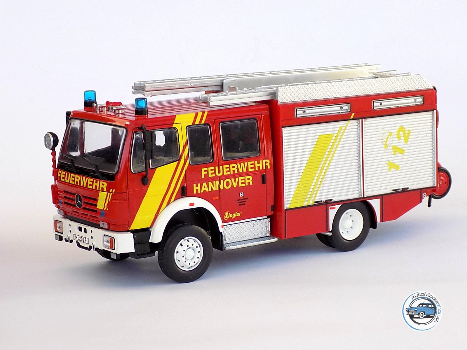 MERCEDES BENZ LF16/12 HASIČI HANNOVER 1995 - 1:43 IXO – Obrázok 5