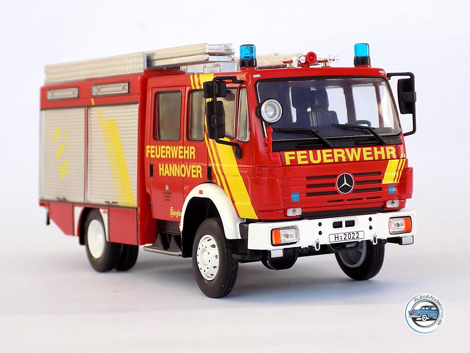 MERCEDES BENZ LF16/12 HASIČI HANNOVER 1995 - 1:43 IXO – Obrázok 3