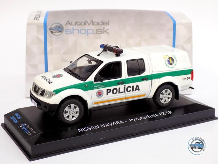 NISSAN NAVARA POLÍCIA SR - Pyrotechnik PZ SR - 1:43