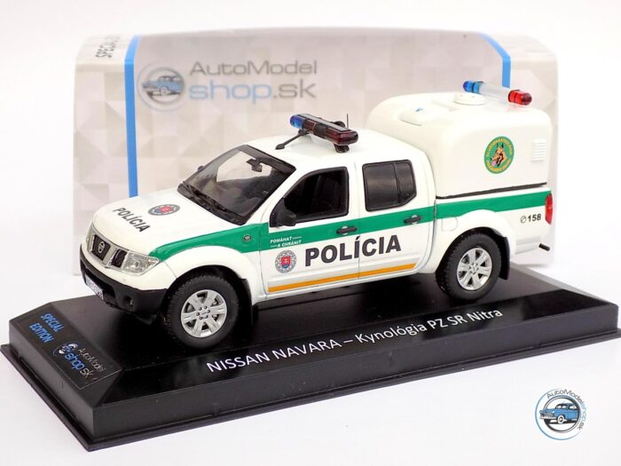 NISSAN NAVARA POLÍCIA SR - Oddelenie služobnej kynológie PZ SR v Nitre - 1:43