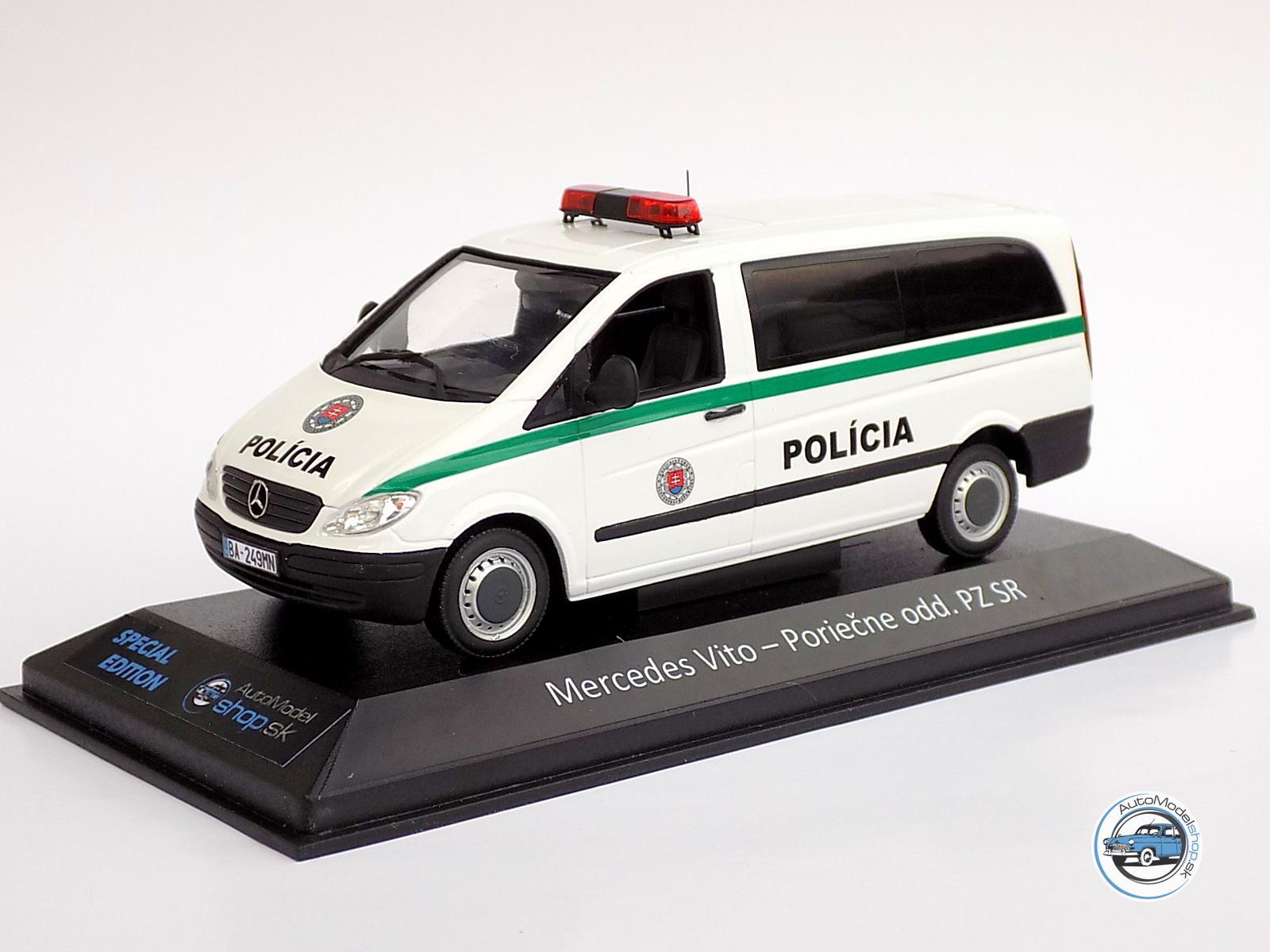 MERCEDES VITO - POLÍCIA SR - Oddelenie poriečnej polície 1:43 – Obrázok 2